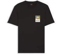 Boss Mens Te Plain 10276582 01 Polo Shirt in Black - Size 2XL