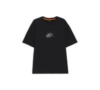 BOSS Mens Te Voyage Relaxed-fit T-Shirt in Cotton with Logo Artwork