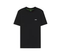 BOSS Regular-fit T-shirt in stretch cotton with contrast logo - Style Tee, 50506373 Black 4XL