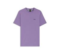 BOSS Mens Tee Stretch-Cotton T-Shirt with Logo Detail