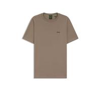 BOSS Mens Tee Stretch-Cotton T-Shirt with Logo Detail