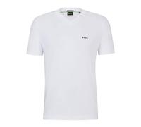BOSS Men's Tee V T-Shirt, White100, XL