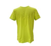 BOSS Men's Teebo Logo Printed Jersey T-Shirt Top (UK, Alpha, M, Regular, Regular, Bright Green)