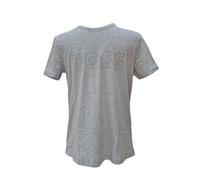 BOSS Men's Teebo Logo Printed Jersey T-Shirt Top (UK, Alpha, M, Regular, Regular, Pastel Grey)