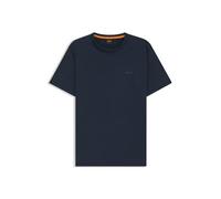 BOSS Mens Tegood Cotton slub T-Shirt with Logo Detail
