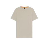 BOSS Mens Tegood Slub-Cotton T-Shirt with Logo Detail
