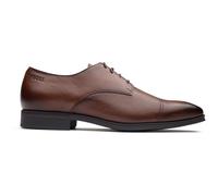 Boss Mens Theon Derby Shoes - Tan Leather - Size UK 8