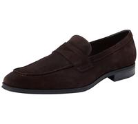 BOSS Men's Theon_Mocc_sd Loafer, Dark Brown, 6 UK