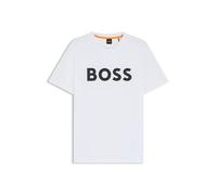 Boss Men's Thinking 1 T-Shirt, Signature Logo 3XL White
