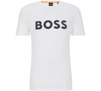 Boss Mens Thinking 1 T-Shirt, Signature Logo in White - Size X-Large