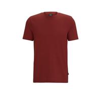 BOSS Mens Tiburt 240 Cotton-Blend T-Shirt with Bubble-Jacquard Structure