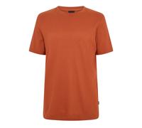 Boss Mens Tiburt Bubble Structure Cotton Short Sleeve T-Shirt in Dark Orange - Size Medium