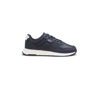 BOSS Mens Titanium Runn Low-top Trainers with Textured Uppers Size 12 Dark Blue