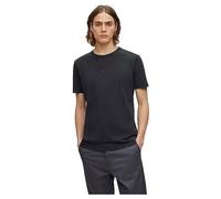 BOSS Mens Tokks Cotton-Jersey T-Shirt with Sun-Bleached Effect