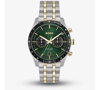 BOSS Strike 41mm Men's Chronograph Black Dial & Stainless Steel Watch