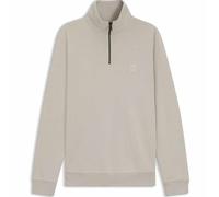 BOSS Mens Track Jacket Hugo Boss Zetrust Half Zip Tracksuit Top in Grey