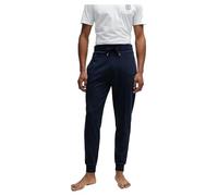 BOSS Mens Tracksuit Pants Embroidered-logo tracksuit bottoms in a cotton blend
