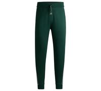 BOSS Mens Tracksuit Pants Foil-logo tracksuit bottoms in a cotton blend