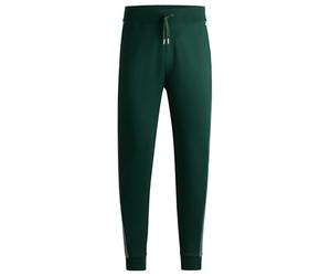 BOSS Mens Tracksuit Pants Foil-logo tracksuit bottoms in a cotton blend