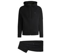 BOSS Mens Tracksuit Set Logo-print tracksuit set in stretch cotton