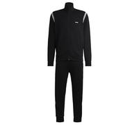 BOSS Mens Tracksuit Set Stretch-cotton regular-fit tracksuit set with stripe inserts