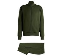 BOSS Mens Tracksuit Set Stretch-cotton regular-fit tracksuit set with stripe inserts