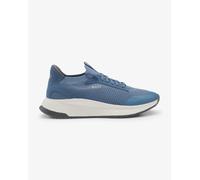 BOSS Mens Trainers Blue Casual Sneakers With Logo - TTNM Evo Slon Size 8