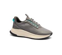 BOSS Mens Trainers Grey Casual Sneakers With Logo TTNM Evo Runn - Size 8