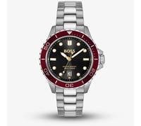 BOSS Mens Troper Sport Black Dial Red Bezel Watch 1514304