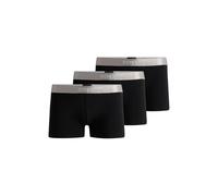 BOSS Mens Trunk 3P Metallic Three-Pack of Logo-Waistband Trunks in a Cotton Blend