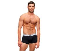 BOSS Mens Trunk 3P Power Three-Pack of Logo-Waistband Trunks in Stretch Cotton