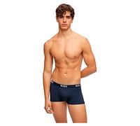 BOSS Mens Trunk 3P Power Three-Pack of Logo-Waistband Trunks in Stretch Cotton