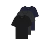 BOSS Mens Tshirt RN 3P Classic Three-Pack of Cotton Underwear T-Shirts with Logos