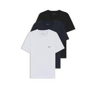 BOSS Mens Tshirt RN 3P Classic Three-Pack of Cotton Underwear T-Shirts with Logos