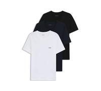 BOSS Mens Tshirt RN 3P Classic Three-Pack of Cotton Underwear T-Shirts with Logos