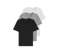 BOSS Mens Tshirt RN 3P Classic Three-Pack of Cotton Underwear T-Shirts with Logos