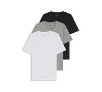 BOSS Mens Tshirt RN 3P Classic Three-Pack of Cotton Underwear T-Shirts with Logos