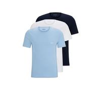 BOSS Mens TShirtRN 3P Classic Three-Pack of Logo Underwear T-Shirts in Cotton Jersey