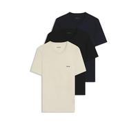 BOSS Classic Logo Short Sleeve T-Shirt White Black Blue (3 units) - L