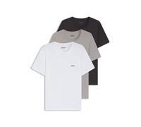BOSS Mens TShirtRN 3P Classic Three-Pack of Underwear T-Shirts in Cotton Jersey