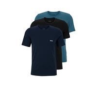 BOSS Mens TShirtRN 3P Classic Three-Pack of Underwear T-Shirts in Cotton Jersey