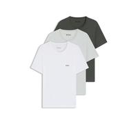 BOSS Mens TShirtRN 3P Classic Three-Pack of Underwear T-Shirts in Cotton Jersey
