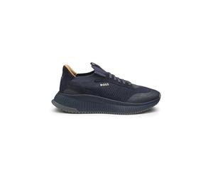 BOSS Mens TTNM EVO Slon TTNM EVO Trainers with Knitted Uppers and Suede Trims Size 6