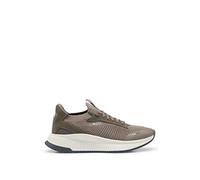 BOSS Mens TTNM EVO Slon TTNM EVO Trainers with Ribbed Sole Size 6 Dark Green