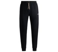 BOSS Stretch-cotton pyjama bottoms with logo print - Style Unique Pants Cuff CW, 50515393 Black XXL