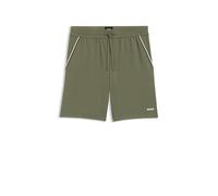 BOSS Mens Unique Shorts CW Stretch-Cotton Pyjama Shorts with Signature-Stripe Tape