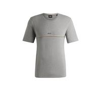 BOSS Mens Unique T-Shirt Stretch-Cotton Pyjama T-Shirt with Logo Print