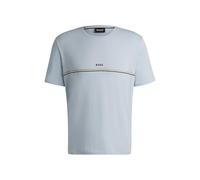 BOSS Mens Unique T-Shirt Stretch-Cotton Pyjama T-Shirt with Logo Print