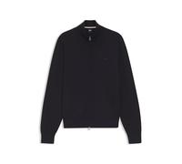 BOSS Mens Upalano-L Knitted-Cotton Cardigan with Embroidered Logo