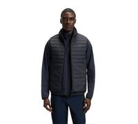 BOSS Urbanex Regular Fit Light Quilted Gilet, Navy, Size S, Men Navy